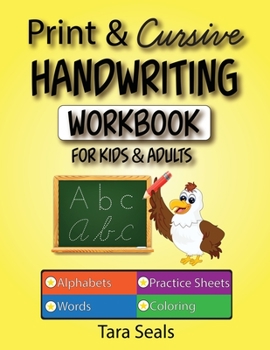 Paperback Print & Cursive Handwriting Workbook for Kids & Adults Book