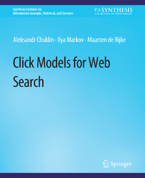 Paperback Click Models for Web Search Book