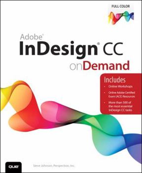 Paperback Adobe Indesign CC on Demand Book