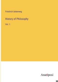 Paperback History of Philosophy: Vol. 1 Book