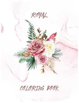 Paperback Royal Coloring Book: For Adults Book