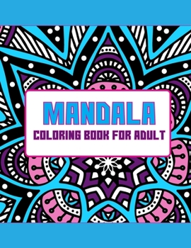 Paperback Mandala Coloring Book for Adult: Relaxing Stress Relief Designs With Leaves, Mandala Coloring Book for Adults Stress, Gift for Girls And Boys Book