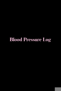 Paperback Blood Pressure Log: Tracker Book