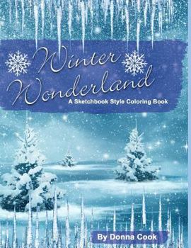 Paperback Winter Wonderland: A Sketchbook Style Coloring Book