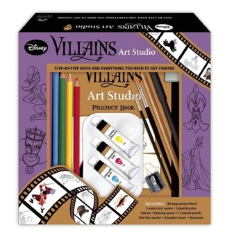 Paperback Disney Villains Art Studio Book