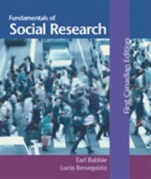 Paperback Fundamentals of Social Research : First Canadian Edition Book