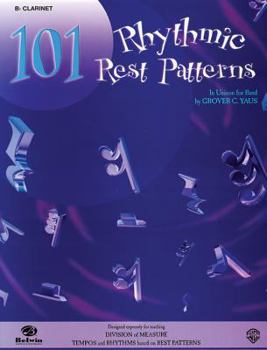 Paperback 101 Rhythmic Rest Patterns: B-flat Cornet (Trumpet) Book