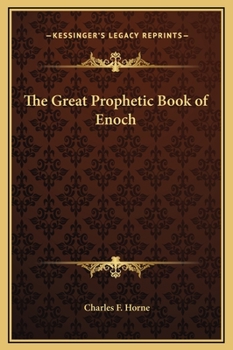 Hardcover The Great Prophetic Book of Enoch Book