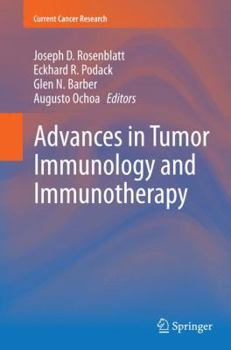 Paperback Advances in Tumor Immunology and Immunotherapy Book