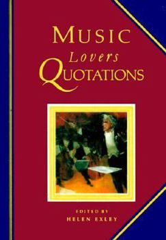 Hardcover Music Lovers Quotations Book