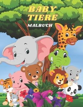 Paperback Baby Tiere - Malbuch [German] Book