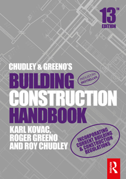 Paperback Chudley and Greeno's Building Construction Handbook Book