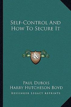 Self-Control And How To Secure It