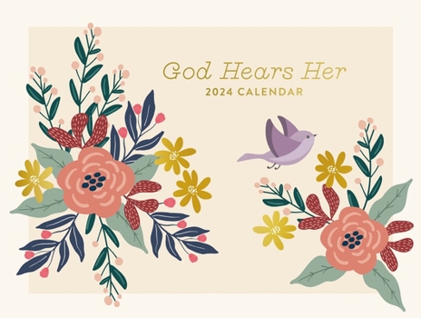 Calendar God Hears Her 2024 Inspirational Wall Calendar Book