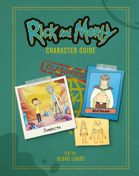 Hardcover Rick and Morty Character Guide Book