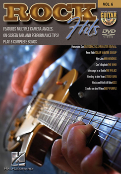 DVD Rock Hits: Guitar Play-Along DVD Volume 6 Book