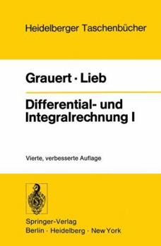 Paperback Differential- Und Integralrechnung I: Funktionen Einer Reellen Veränderlichen [German] Book