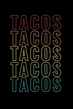 Paperback Tacos Tacos Tacos Tacos Tacos: Dream Journal - 6"x9" - 120 pages - Dream Recording Notebook - Matte Cover Book