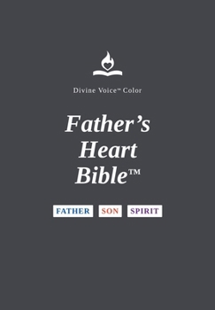 FHB, Holy Bible, Red Letter, Divine Voice Color, Charcoal Paperback: Everyone, Gen-Rev, EZ Read, Father's Heart Bible