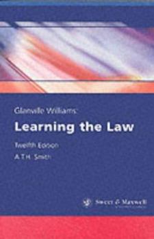 Paperback Glanville Williams: Learning the law Book