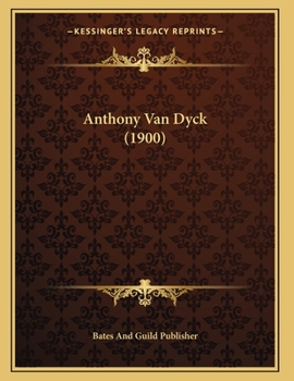 Paperback Anthony Van Dyck (1900) Book