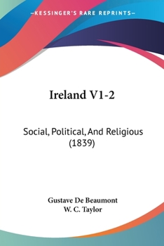 Paperback Ireland V1-2: Social, Political, And Religious (1839) Book