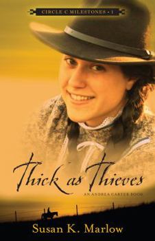 Paperback Thick as Thieves: An Andrea Carter Book