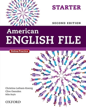 Paperback American English File Second Edition: Level Starter Student Book: With Online Practice Book