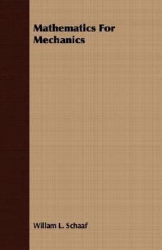 Mathematics For Mechanics