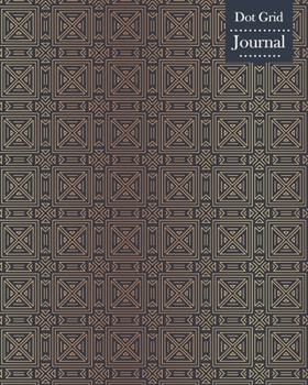 Paperback Dot Grid Journal: Notebook Planner with Geometric Art Deco Themed Cover Design Book