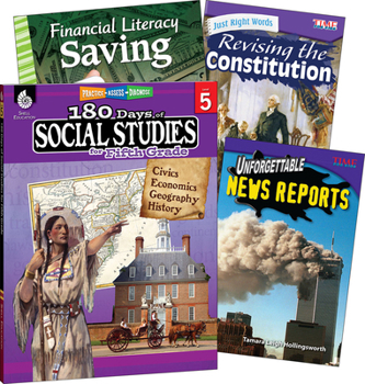 Hardcover Learn-At-Home: Social Studies Bundle Grade 5: 4-Book Set Book