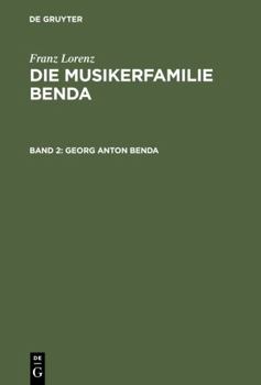 Hardcover Georg Anton Benda [German] Book