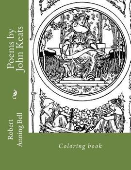 Paperback Poems by John Keats: Coloring book