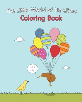 Paperback The Little World of Liz Climo Coloring Book