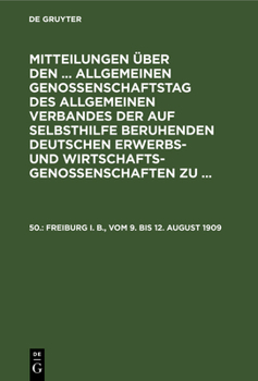 Hardcover Freiburg I. B., Vom 9. Bis 12. August 1909 [German] Book