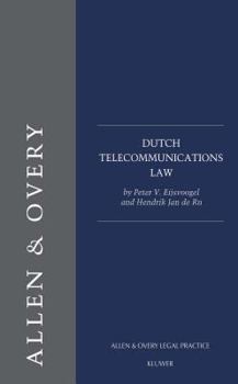 Paperback Dutch Telecommunications Law Book