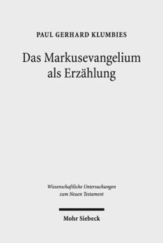 Hardcover Das Markusevangelium ALS Erzahlung [German] Book