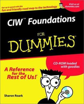 Paperback CIW Foundations for Dummies [With CDROM] Book