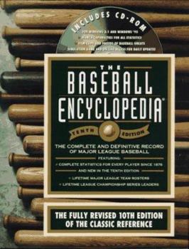 Hardcover The Baseball Encyclopedia : The Complete and Definitive Record of Major League Baseball (Book and CD-ROM) Book
