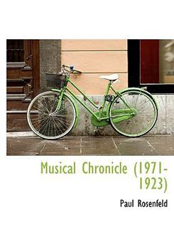 Hardcover Musical Chronicle (1971-1923) Book
