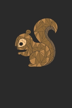 Squirrel Mosaic: Graph Paper Notebook (6" x 9" - 120 pages) ~ Animal Mosaic Themed Notebook for Daily Journal, Diary, Gift