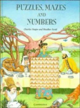 Hardcover Puzzles, Mazes and Numbers Book