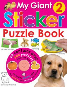 Paperback My Giant Sticker Puzzle Book 2 (with CD) (Giant Sticker Activity) Book