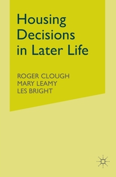 Paperback Housing Decisions in Later Life Book