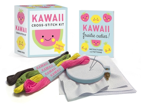 Paperback Kawaii Cross-Stitch Kit: Super Cute! Book