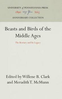 Hardcover Beasts and Birds of the Middle Ages Book