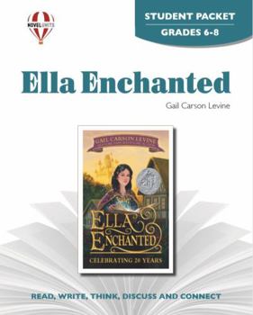 Paperback Ella Enchanted - Student Packet by Novel Units Book