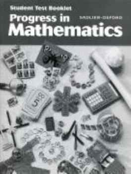 Paperback Progress in Mathematics, Grade 3, Student Test Booklet Book