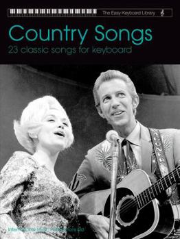 Paperback Country Songs Music Scores (The easy keyboard library) Book