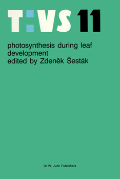 Hardcover Photosynthesis During Leaf Development Book
